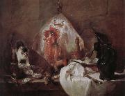 Jean Baptiste Simeon Chardin la raie oil on canvas